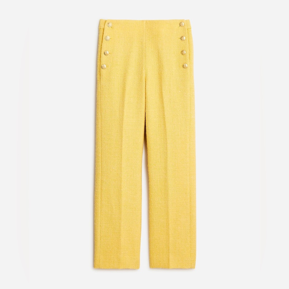 J.Crew Tweed tapered pant BW535